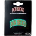 Don Broco Pin Badge: Orange Logo