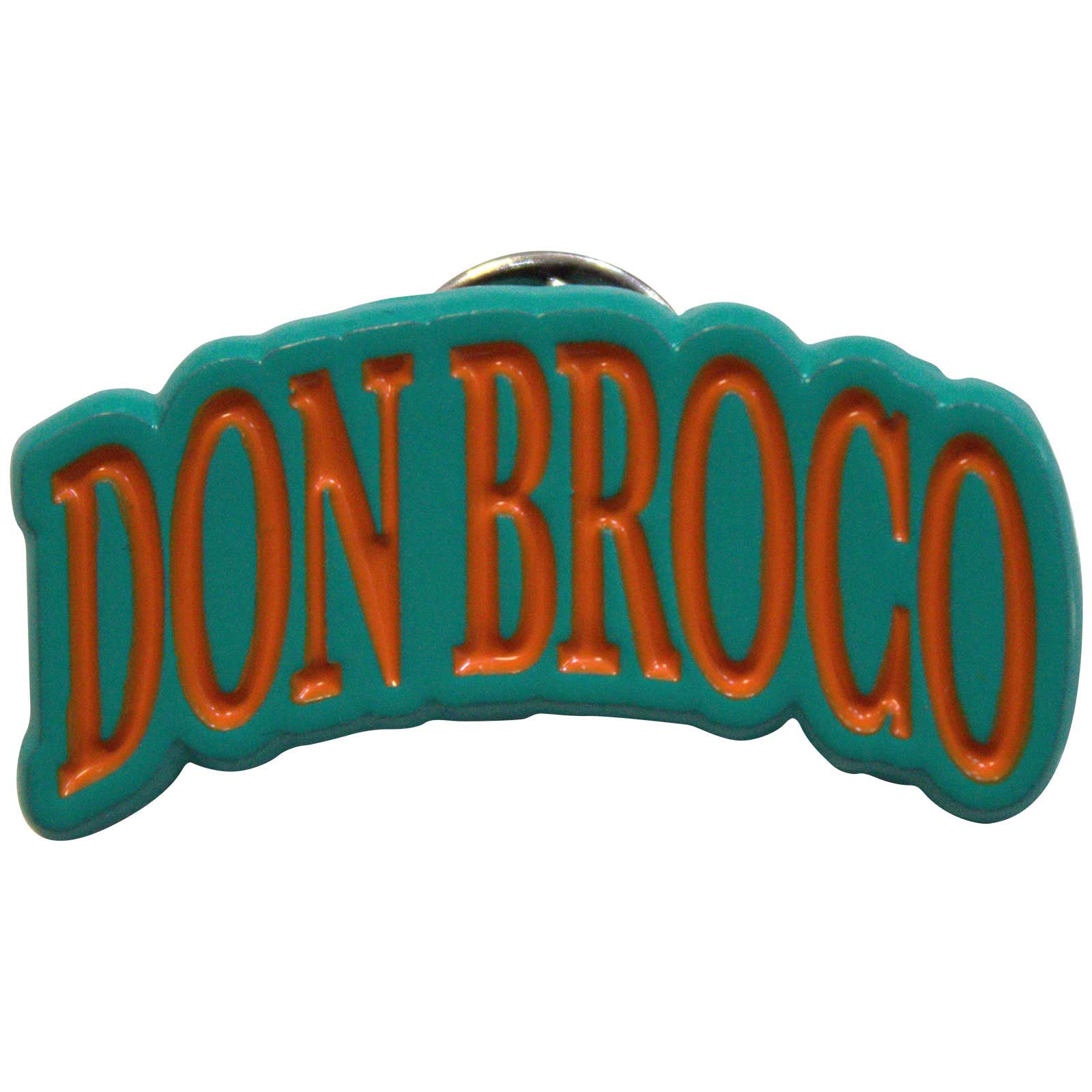 Don Broco Pin Badge: Orange Logo
