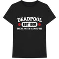 Marvel Comics Unisex T-Shirt: Deadpool Merc With A Mouth (Black)