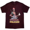 Marvel Comics Unisex T-Shirt: Deadpool & Wolverine Change Universe (Maroon Red)