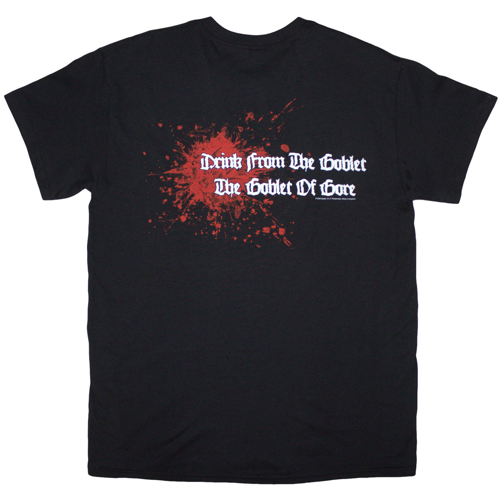Death Unisex T-Shirt: Scream Bloody Gore (Black) (Back Print)
