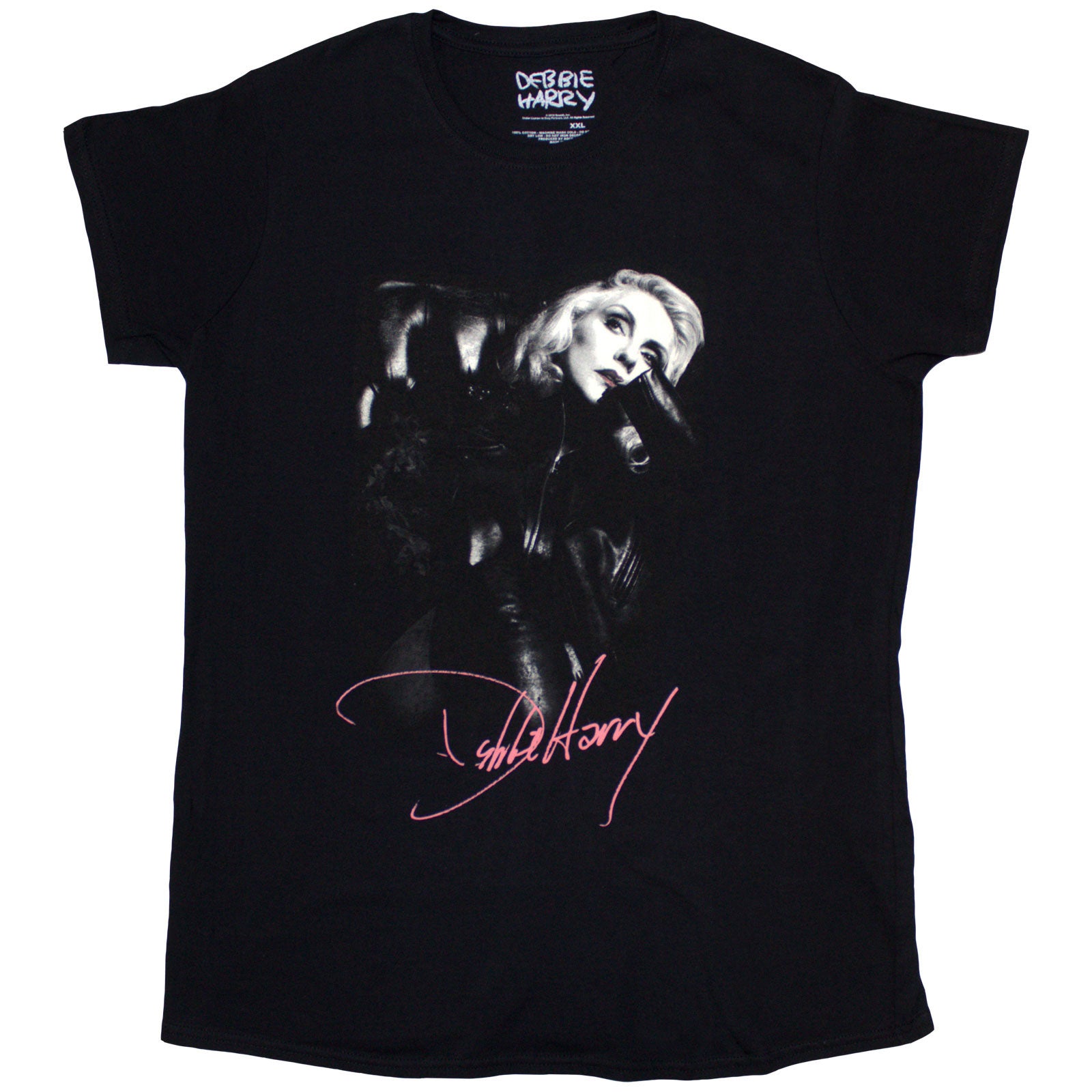 Debbie Harry Ladies T-Shirt: Leather Girl (Black)