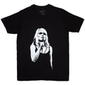 Debbie Harry Ladies T-Shirt: Open Mic. (Black)