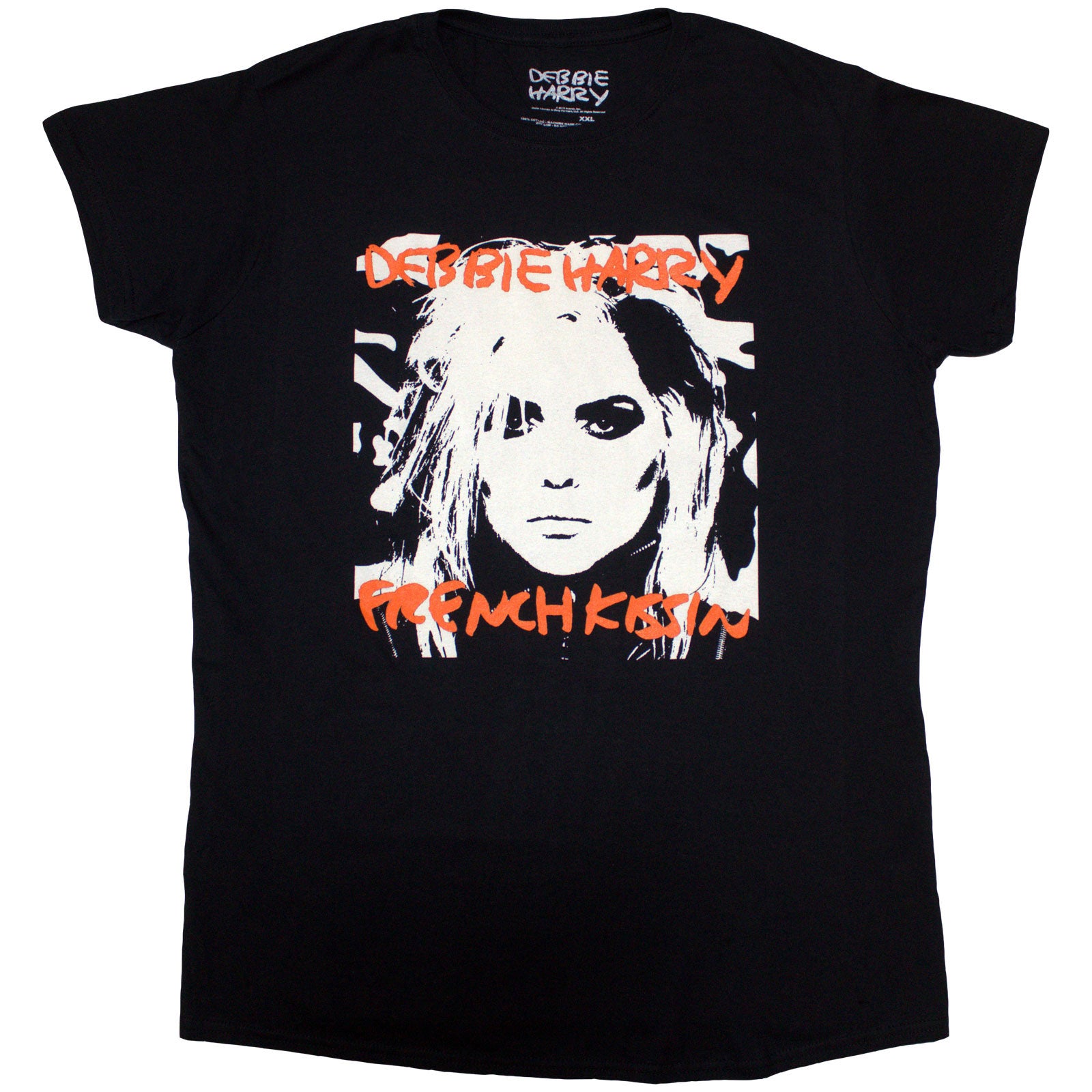 Debbie Harry Ladies T-Shirt: French Kissin' (Black)
