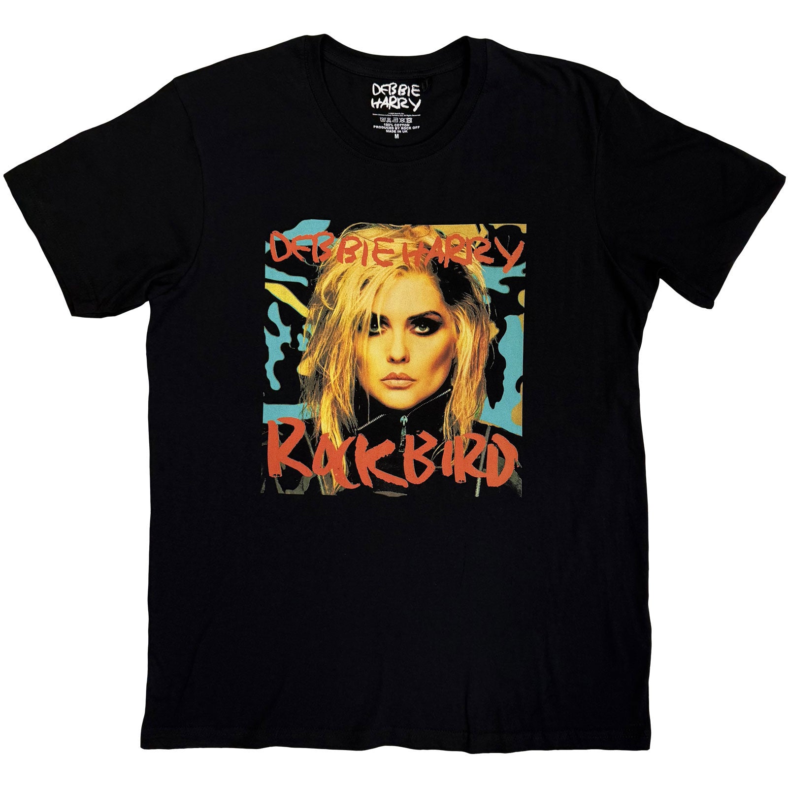 Debbie Harry Unisex T-Shirt: Rockbird (Black)