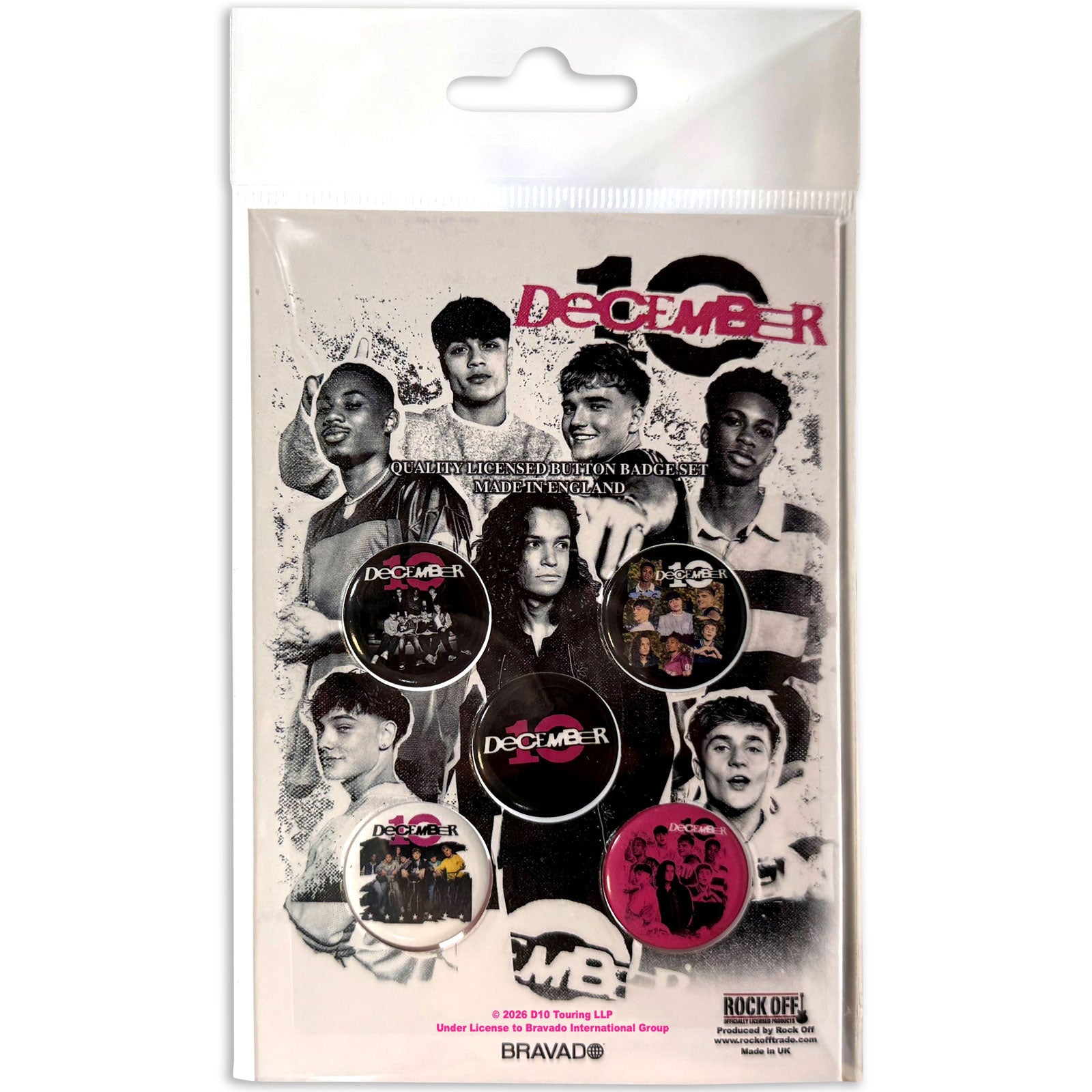 December 10. Button Badge Pack: Group 5 Pack