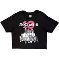 December 10. Ladies Crop Top: Couch (Black)