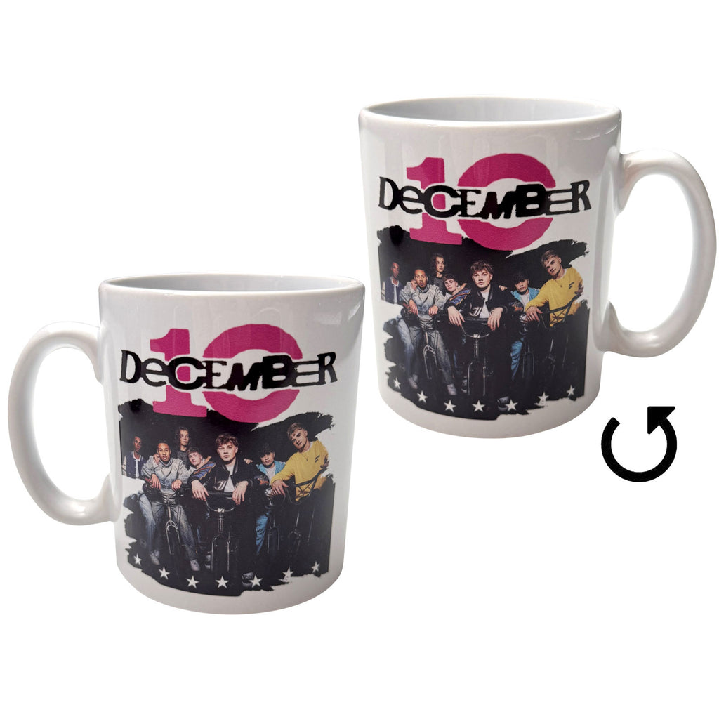 December 10. Unboxed Mug: Bike Poster (White)
