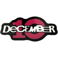 December 10. Sticker: Logo