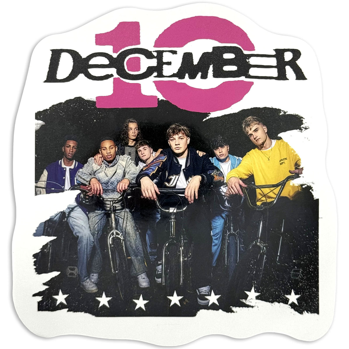 December 10. Sticker: Bike Poster