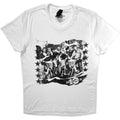 December 10. Ladies T-Shirt: Star Border (White)