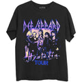 Def Leppard Unisex T-Shirt: Hysteria Tour (Black)