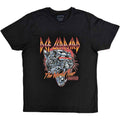 Def Leppard Unisex T-Shirt: Tour 2023 (Black)