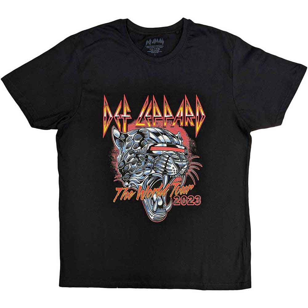 Def Leppard Unisex T-Shirt: Tour 2023 (Black)