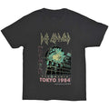 Def Leppard Unisex T-Shirt: Tokyo (Charcoal Grey)