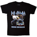 Def Leppard Unisex T-Shirt: Rock Brigade Truck (Black)