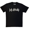 Def Leppard Unisex T-Shirt: Logo Mono (Black)