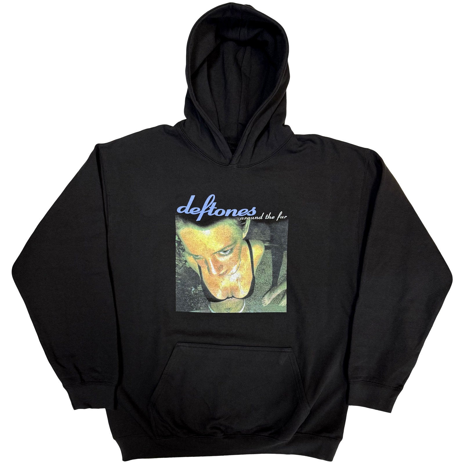 Deftones Unisex Pullover Hoodie: Around The Fur (Black)