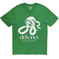 Deftones Unisex T-Shirt: Private Music Mono (Green)