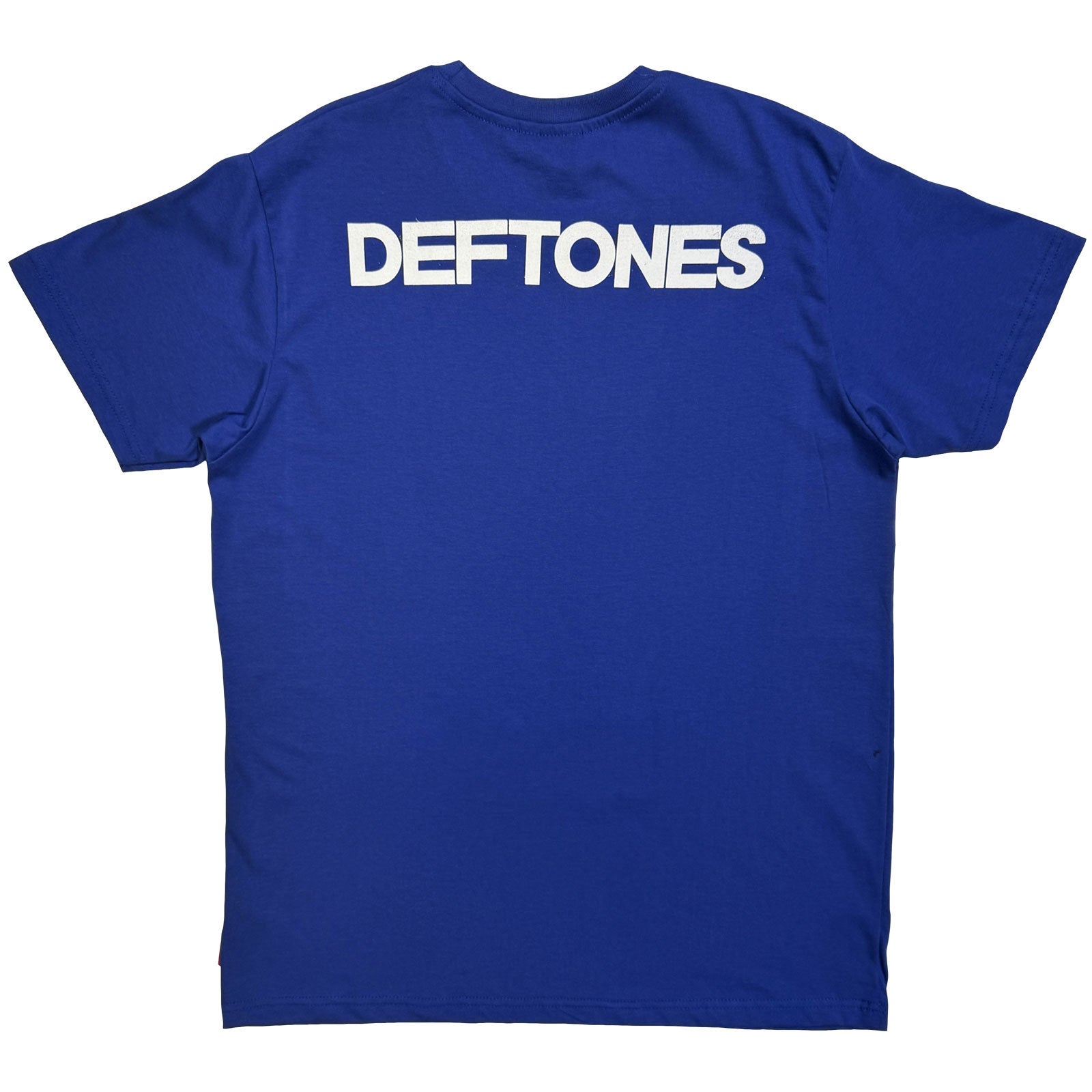 Deftones Unisex Unplugged T-Shirt: Sphynx (Blue) (Back Print)