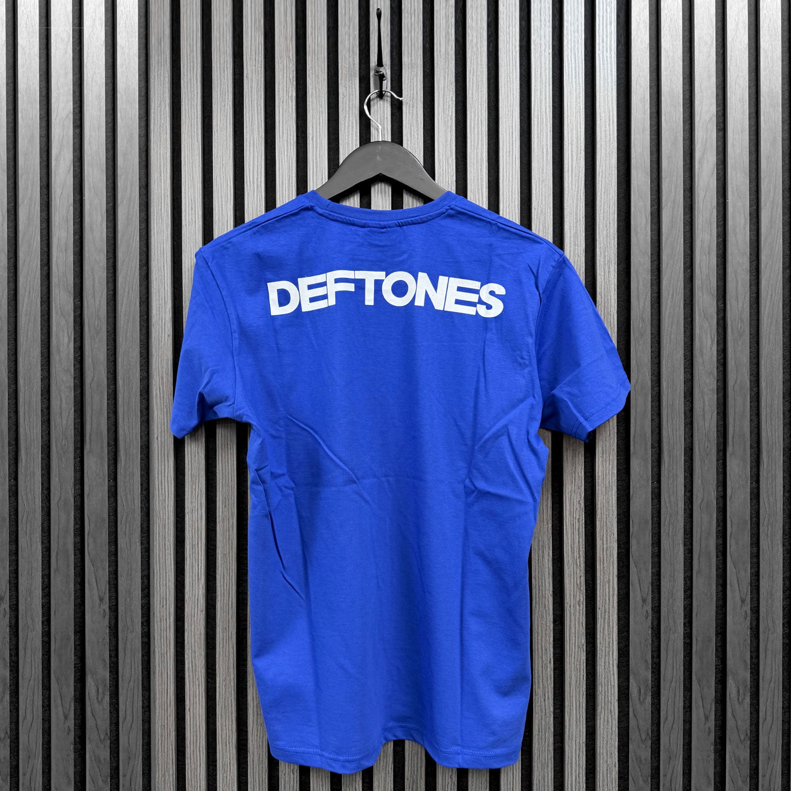 Deftones Unisex Unplugged T-Shirt: Sphynx (Blue) (Back Print)