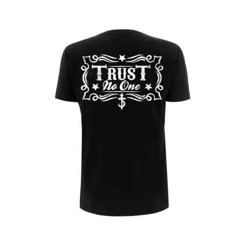 DevilDriver Unisex T-Shirt: Sawed Off (Black) (Back Print)
