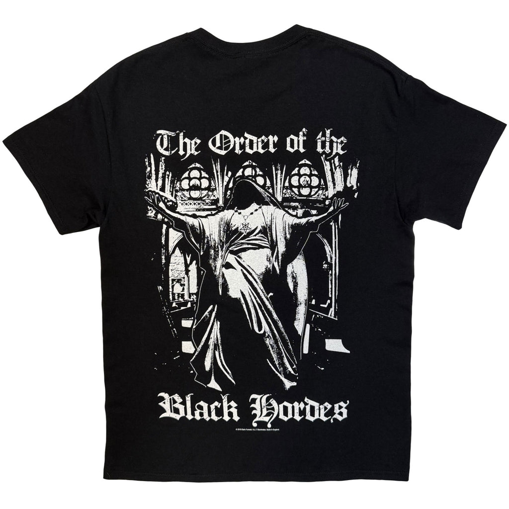 Dark Funeral Unisex T-Shirt: Order Of The Black Hordes (Black) (Back Print)