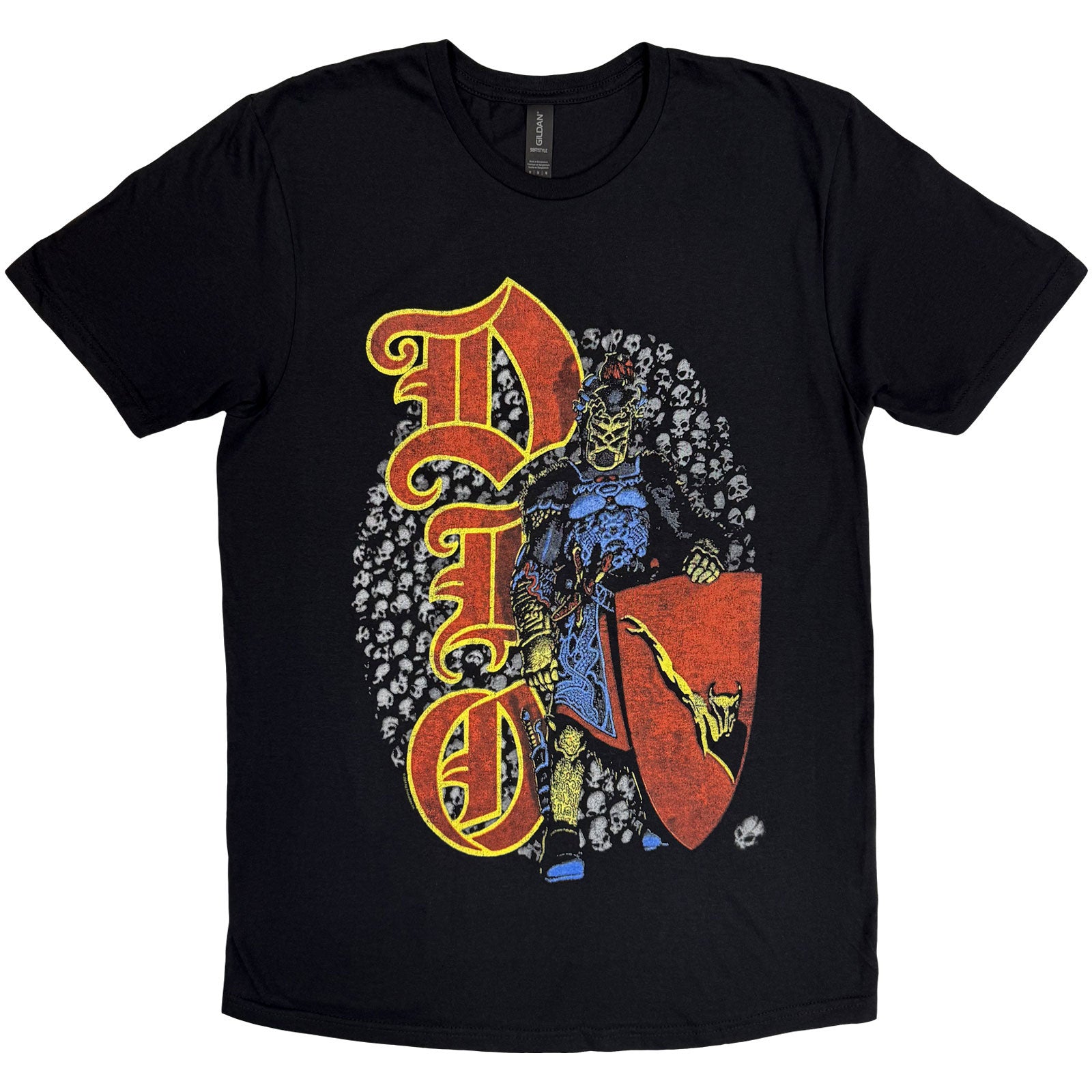 Dio Unisex T-Shirt: Skull Warrior (Black)
