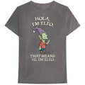 Disenchantment Unisex T-Shirt: Hola I'm Elfo (Charcoal Grey)