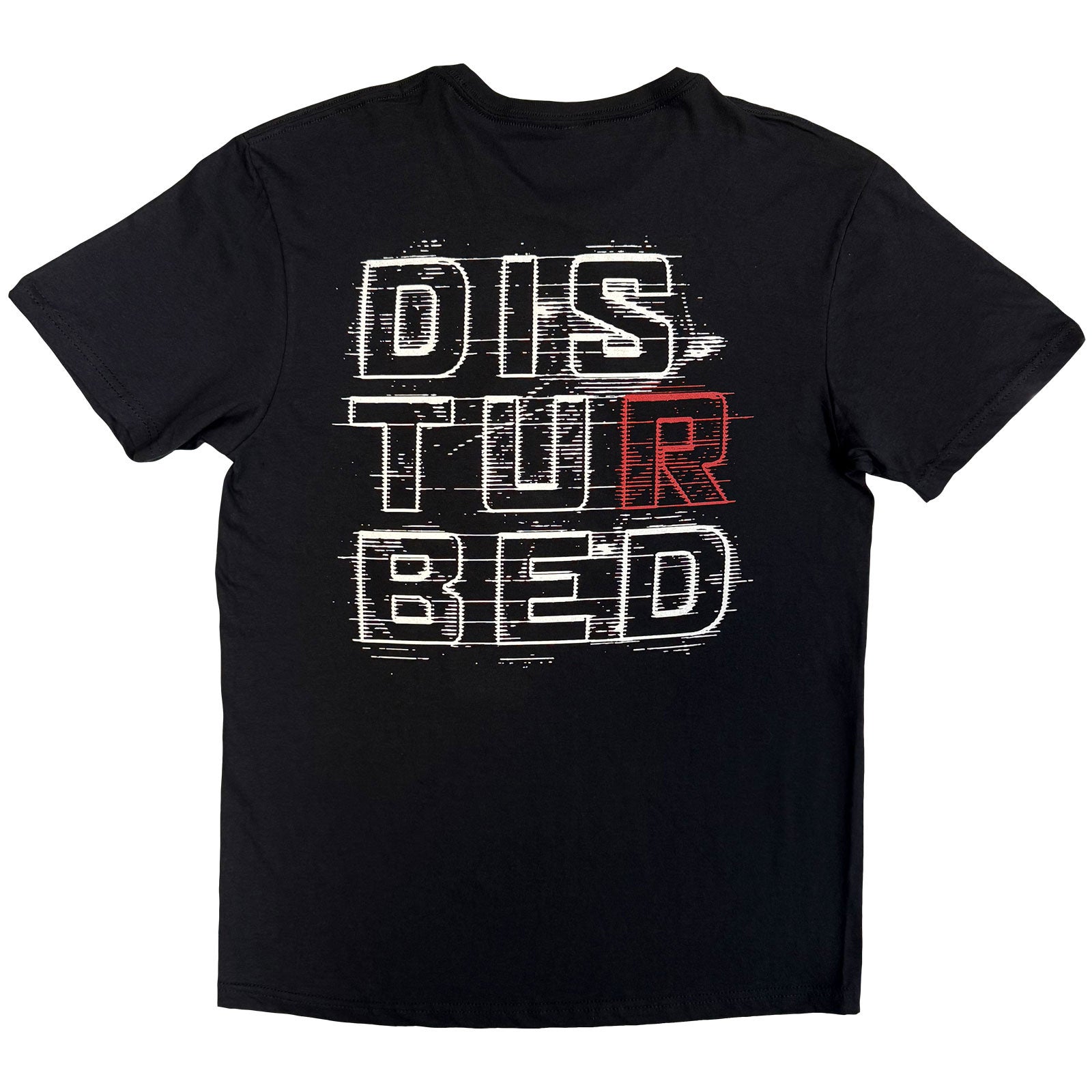 Disturbed Unisex T-Shirt: Are You Ready? (Black) (Back Print)