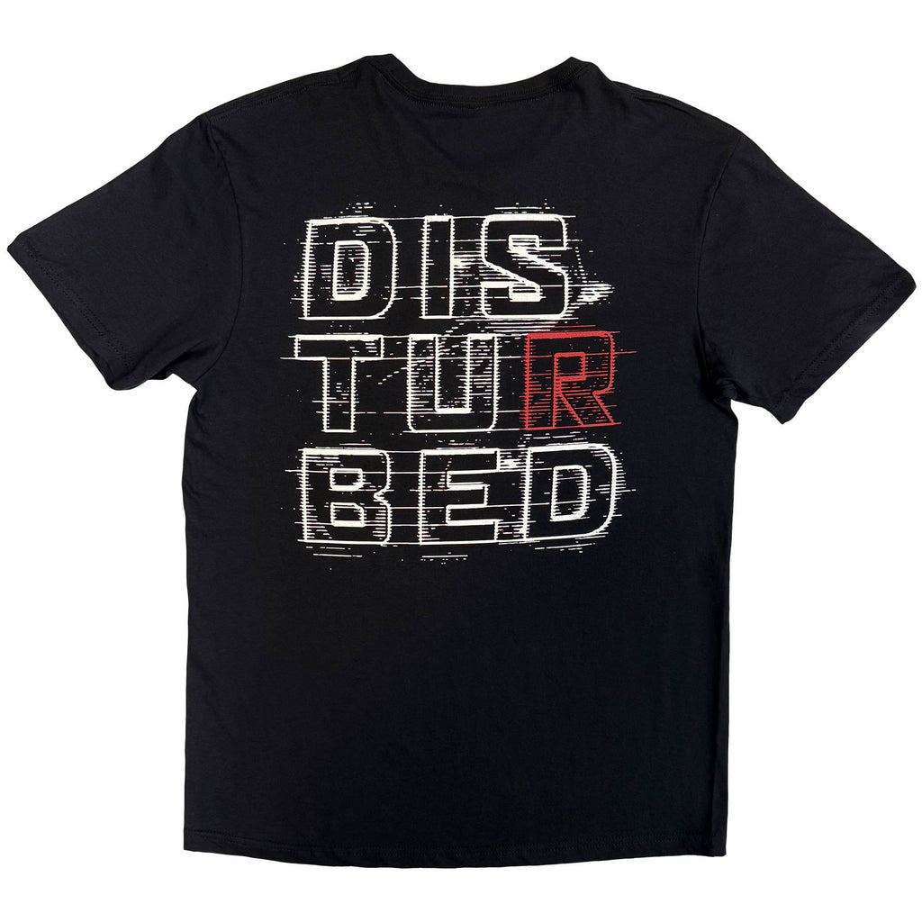 Disturbed Unisex T-Shirt: Are You Ready? (Black) (Back Print)