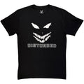 Disturbed Unisex T-Shirt: Logo Mono (Black)