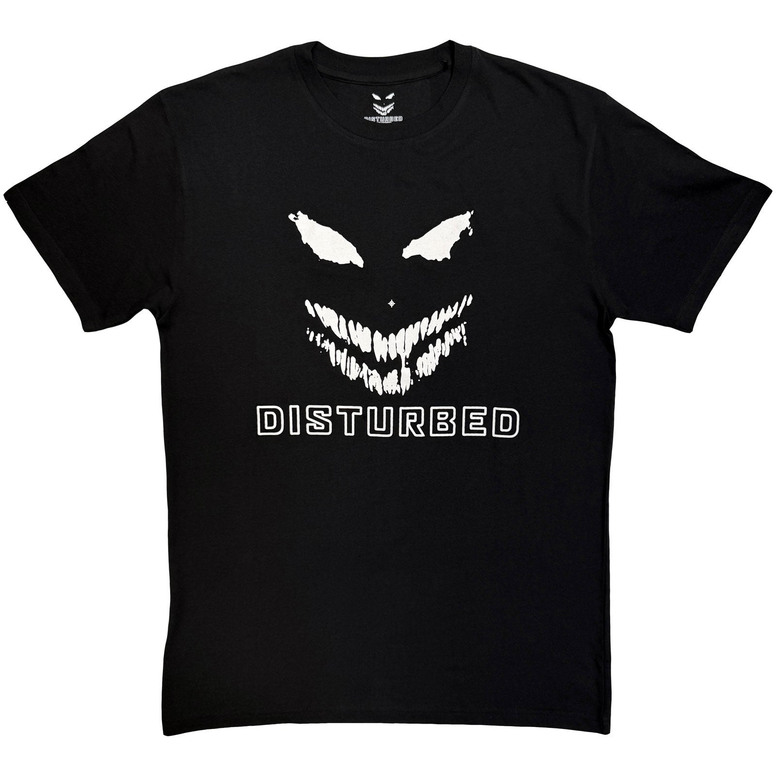 Disturbed Unisex T-Shirt: Logo Mono (Black)