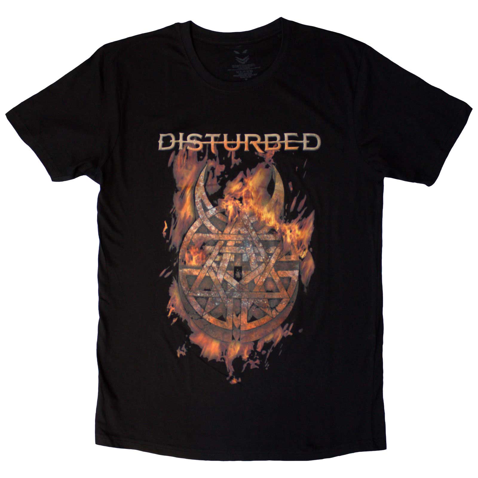 Disturbed Unisex T-Shirt: Burning Belief (Black)