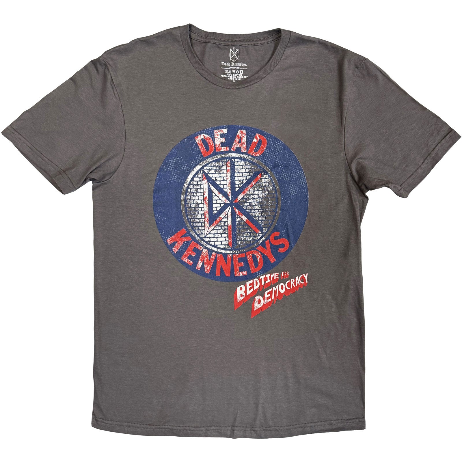 Dead Kennedys Unisex T-Shirt: Bedtime For Democracy (Grey)