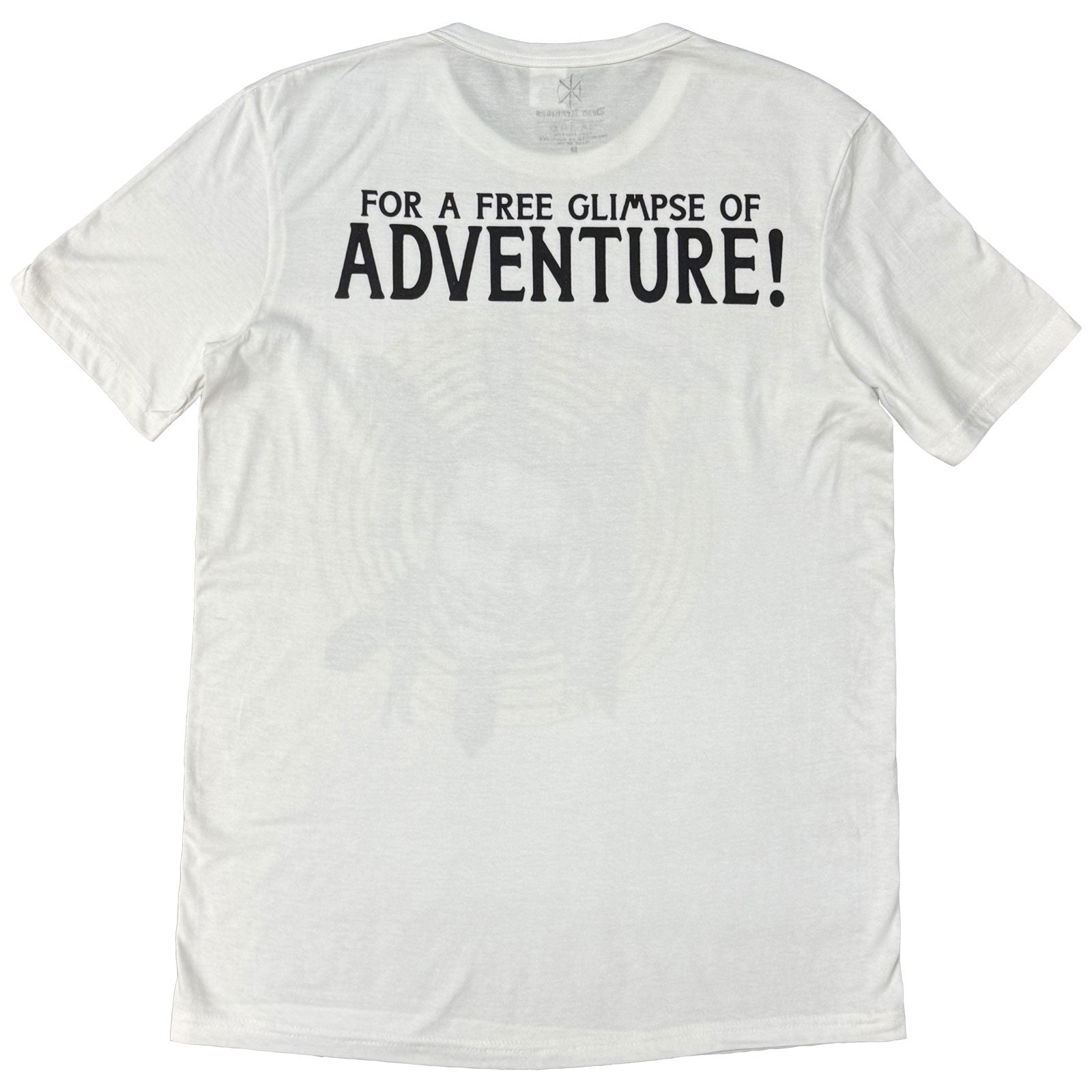 Dead Kennedys Unisex T-Shirt: Adventure (White) (Back Print)