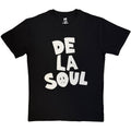 De La Soul Unisex T-Shirt: Logo Mono (Black)