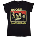 The Doors Ladies T-Shirt: LA Woman (Black)