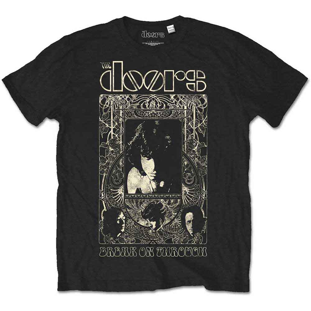 The Doors Unisex T-Shirt: Nouveau (Black)