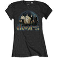 The Doors Ladies T-Shirt: Vintage Field (Black)