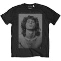 The Doors Unisex T-Shirt: Jim Beads Boyfriend (Black)