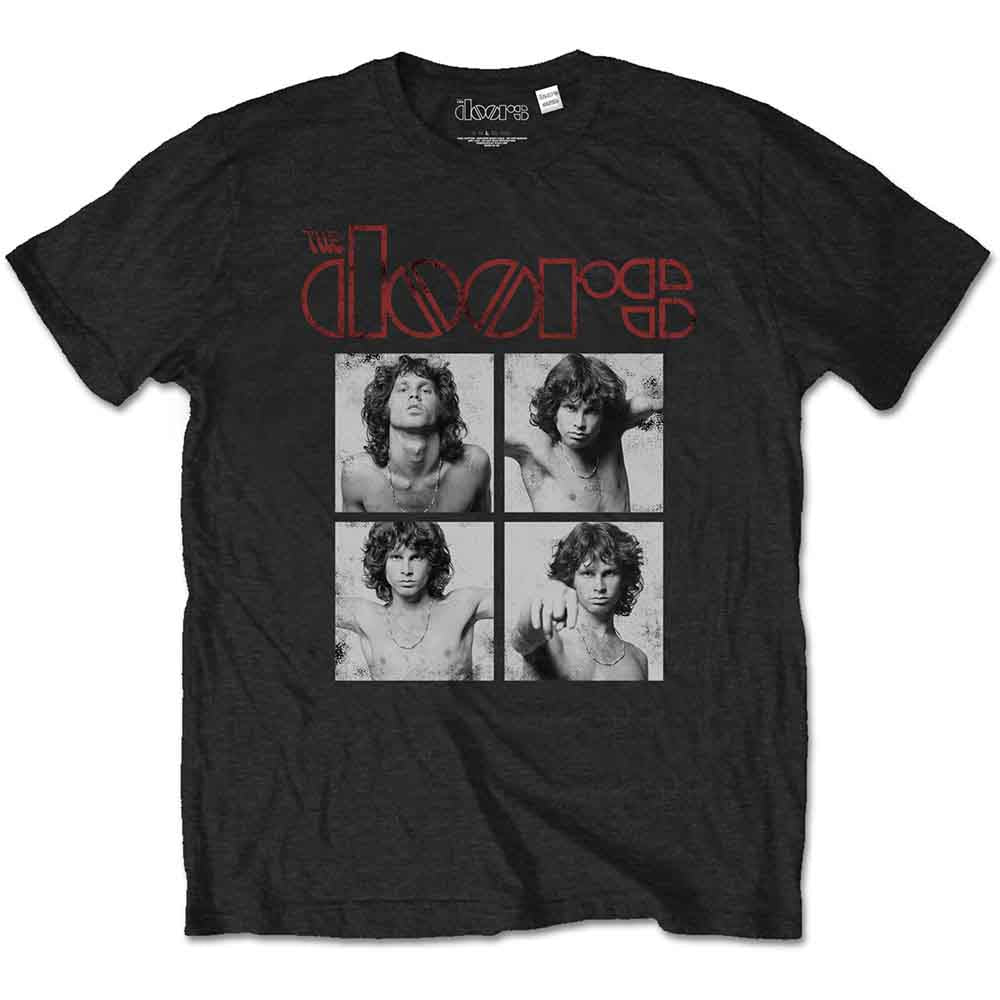 The Doors Unisex T-Shirt: Boxes (Black)