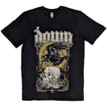 Down Unisex T-Shirt: Swamp Skull (Black)