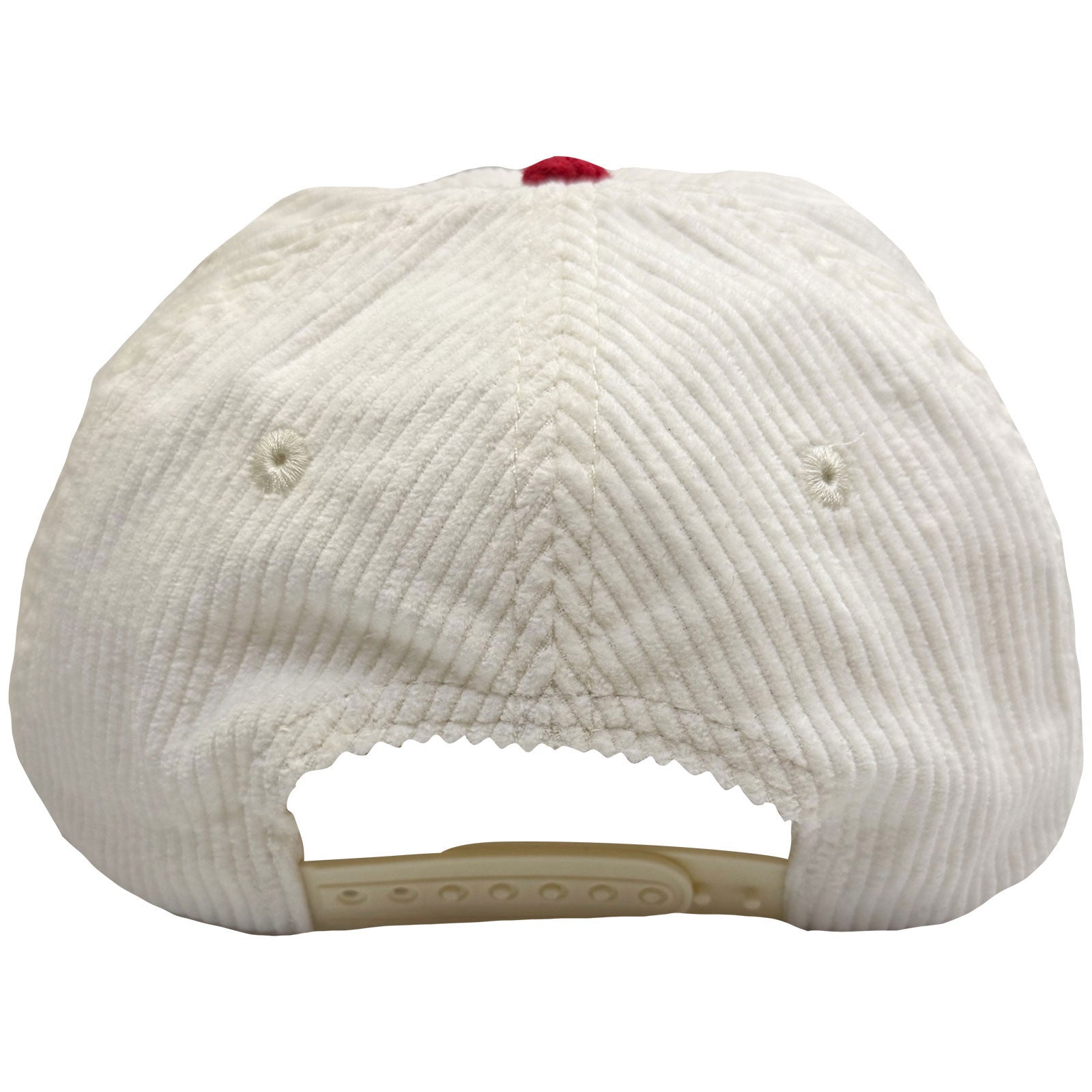 Death Row Records Unisex Baseball Cap: Logo Corduroy (Red & White)