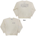 Death Row Records Unisex Sweatshirt: Logo (Natural) (Back Print)