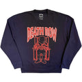 Death Row Records Unisex Sweatshirt: Electric Chair Outline (Navy Blue)