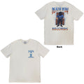 Death Row Records Unisex T-Shirt: Execution Full Colour F&B (Natural) (Back Print)