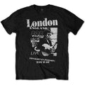 Bob Dylan Unisex T-Shirt: Scraps (Black)