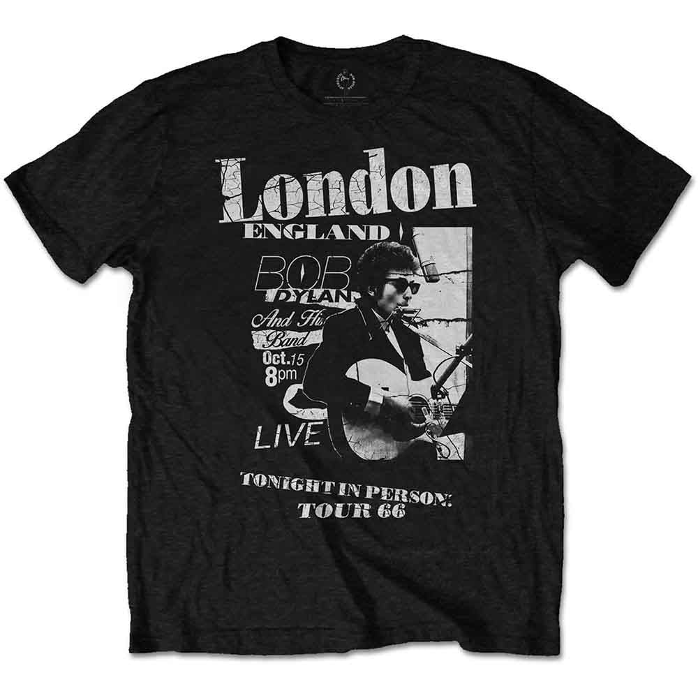 Bob Dylan Unisex T-Shirt: Scraps (Black)