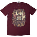 Disney Unisex T-Shirt: Essence Of Beauty (Maroon Red)